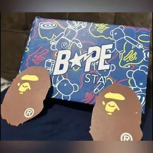 スニーカー A Bathing Ape Bape Sta Medicom Toy Bearbrick Camo Blue BAPE STA Low A Bathing Ape Men US13 medicom toy × bape sta